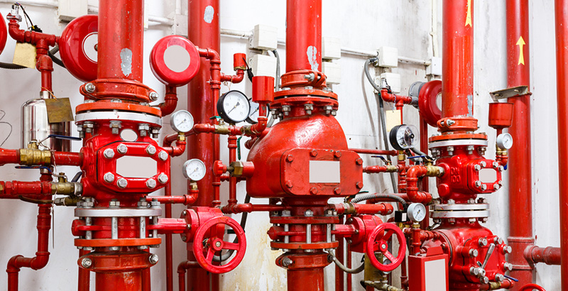 components of a fire suppression system